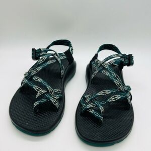 Chaco Black and Teal Performance Footwear Women’s Size 9